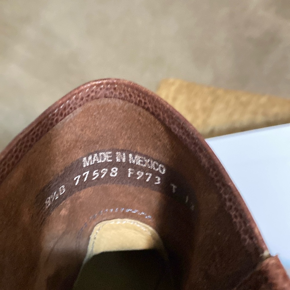 Ladies Frye ankle boots leather size 8 1/2 - Picture 3 of 7